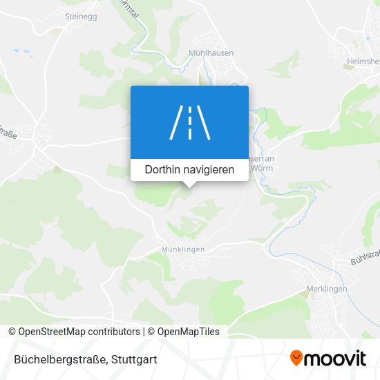 Büchelbergstraße Karte