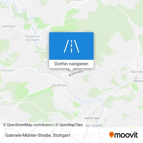 Gabriele-Münter-Straße Karte