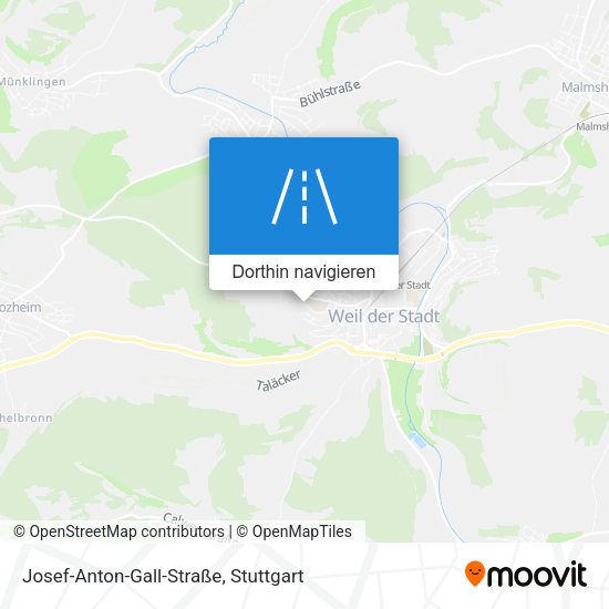 Josef-Anton-Gall-Straße Karte