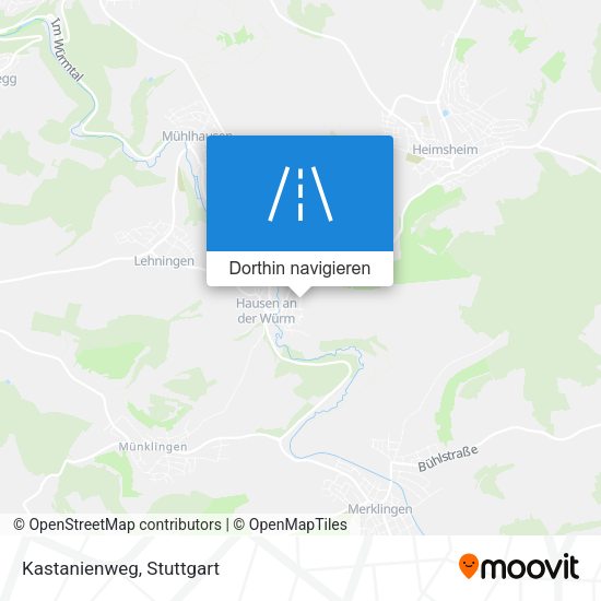 Kastanienweg Karte