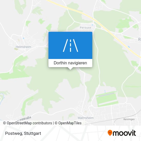 Postweg Karte