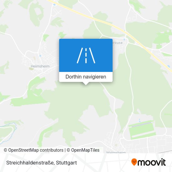 Streichhaldenstraße Karte