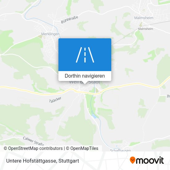 Untere Hofstättgasse Karte