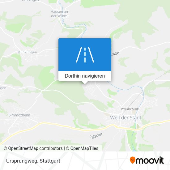 Ursprungweg Karte