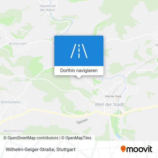 Wilhelm-Geiger-Straße Karte