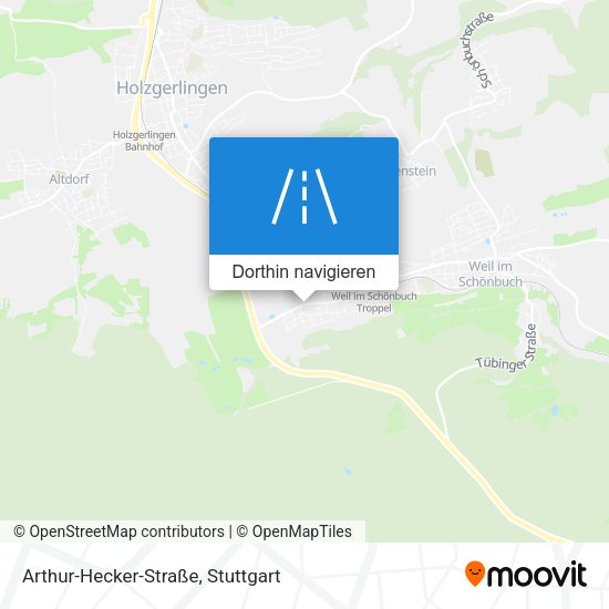 Arthur-Hecker-Straße Karte