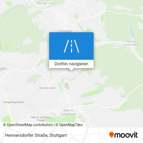 Hennersdorfer Straße Karte