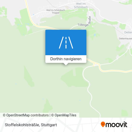 Stoffelskohlsträßle Karte