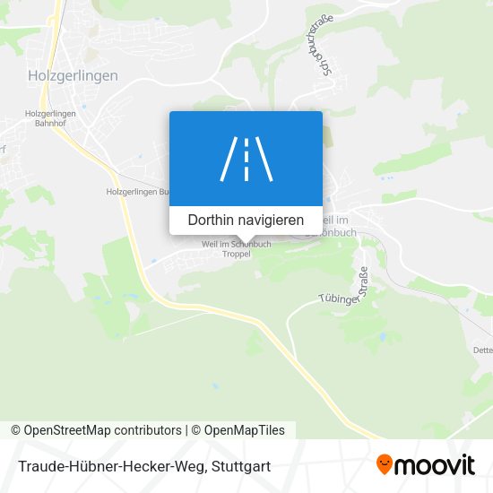 Traude-Hübner-Hecker-Weg Karte