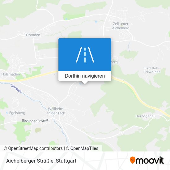 Aichelberger Sträßle Karte