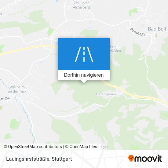 Lauingsfirststräßle Karte