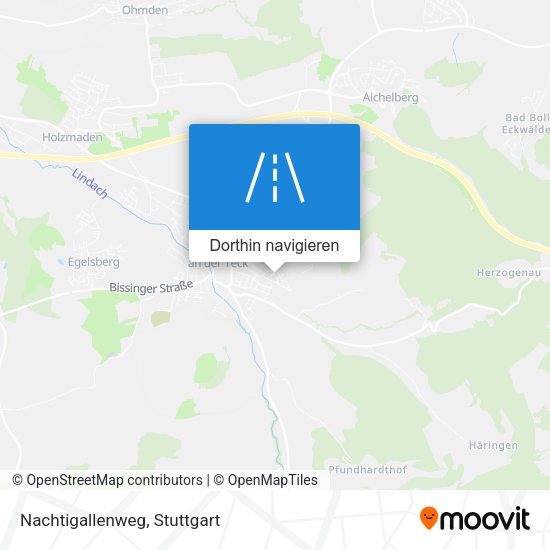 Nachtigallenweg Karte