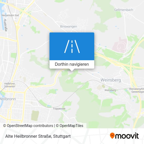 Alte Heilbronner Straße Karte