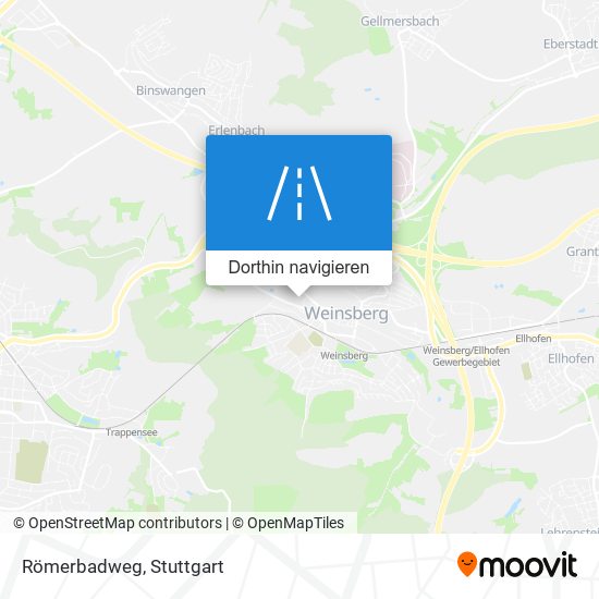 Römerbadweg Karte