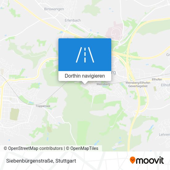 Siebenbürgenstraße Karte