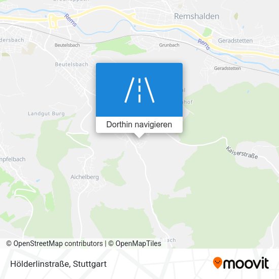Hölderlinstraße Karte