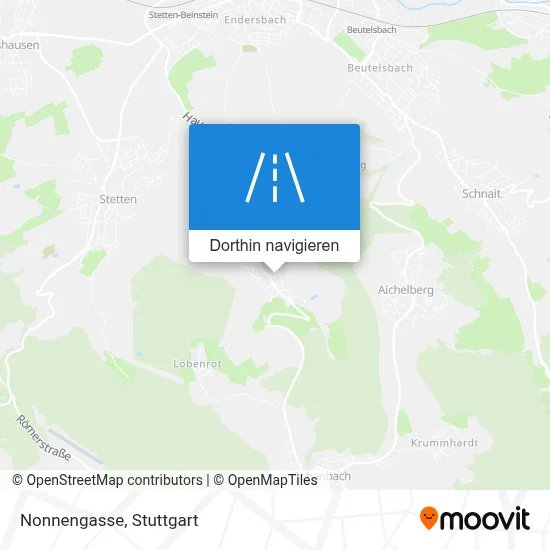 Nonnengasse Karte