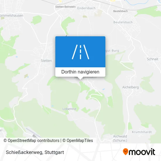 Schießackerweg Karte