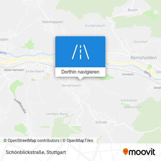 Schönblickstraße Karte