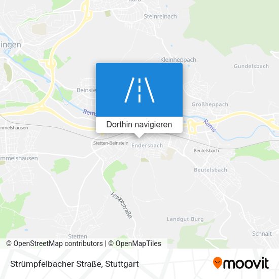 Strümpfelbacher Straße Karte