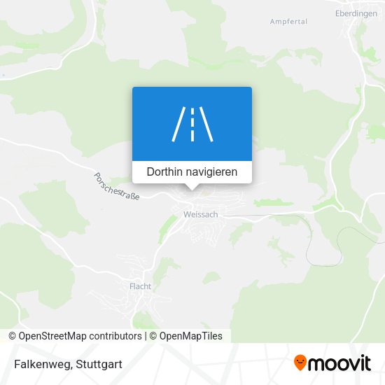 Falkenweg Karte