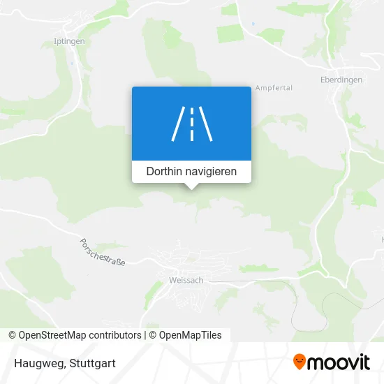 Haugweg Karte