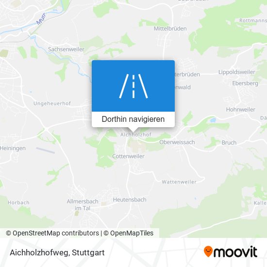 Aichholzhofweg Karte
