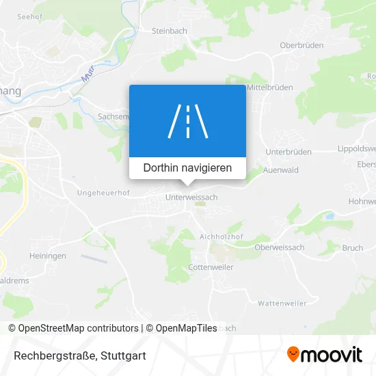 Rechbergstraße Karte