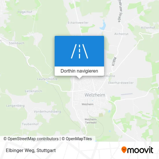 Elbinger Weg Karte