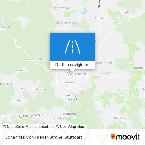 Johannes-Von-Hieber-Straße Karte