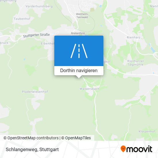 Schlangenweg Karte