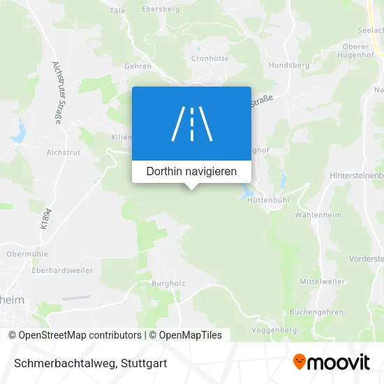 Schmerbachtalweg Karte
