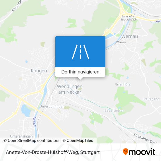 Anette-Von-Droste-Hülshoff-Weg Karte