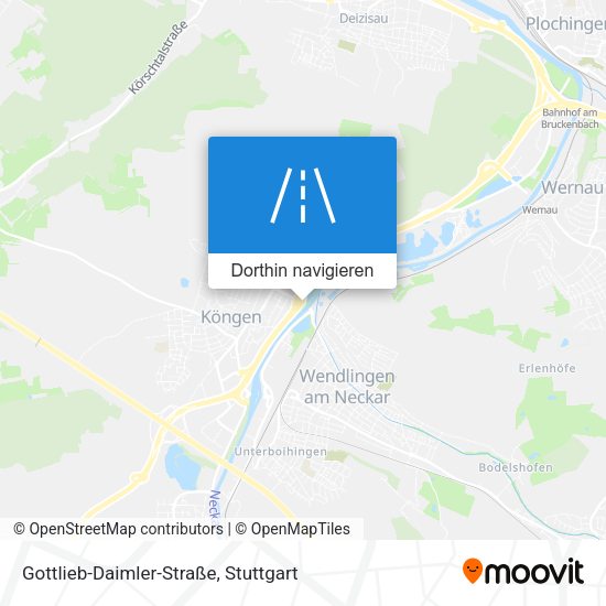 Gottlieb-Daimler-Straße Karte