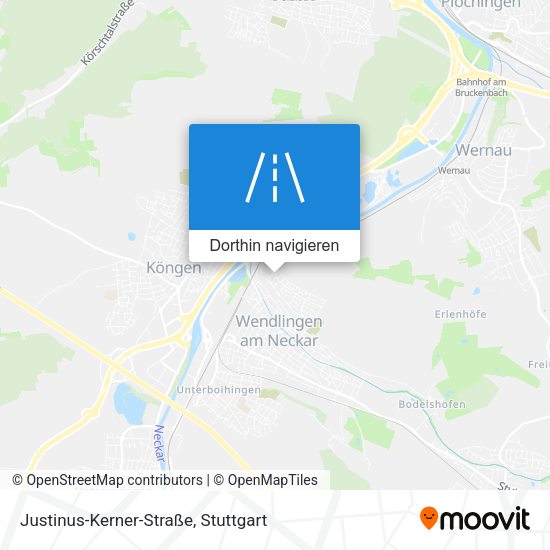 Justinus-Kerner-Straße Karte