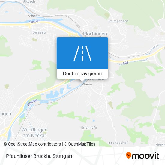 Pfauhäuser Brückle Karte