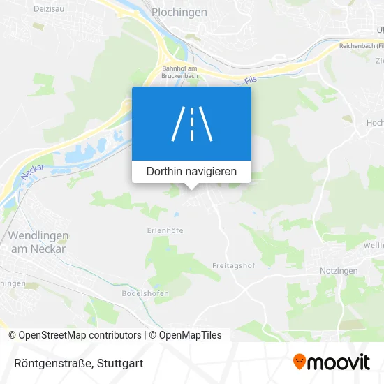 Röntgenstraße Karte