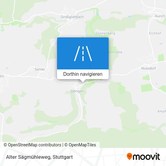 Alter Sägmühleweg Karte
