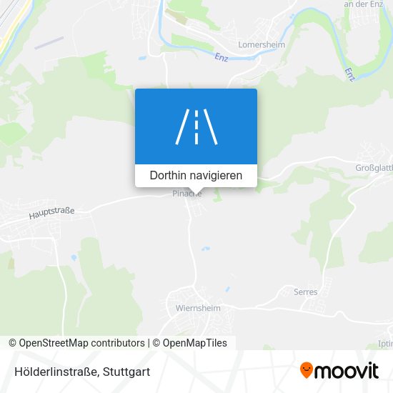 Hölderlinstraße Karte
