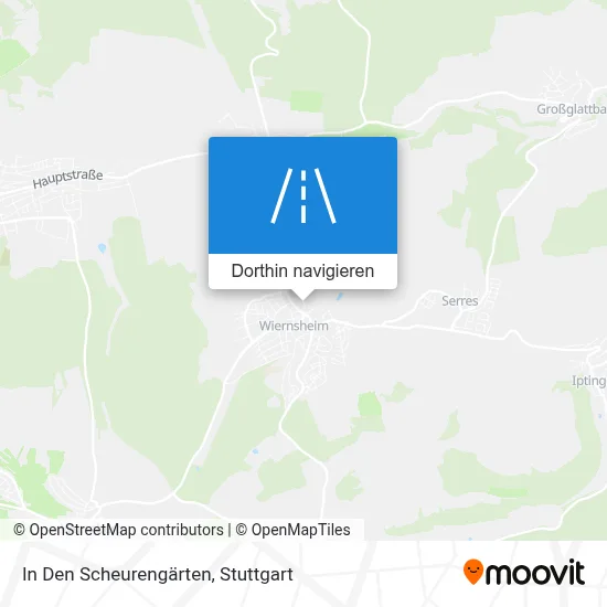 In Den Scheurengärten Karte