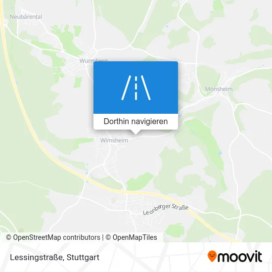 Lessingstraße Karte
