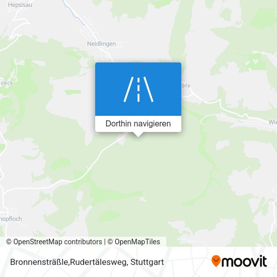 Bronnensträßle,Rudertälesweg Karte