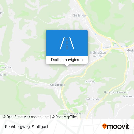 Rechbergweg Karte