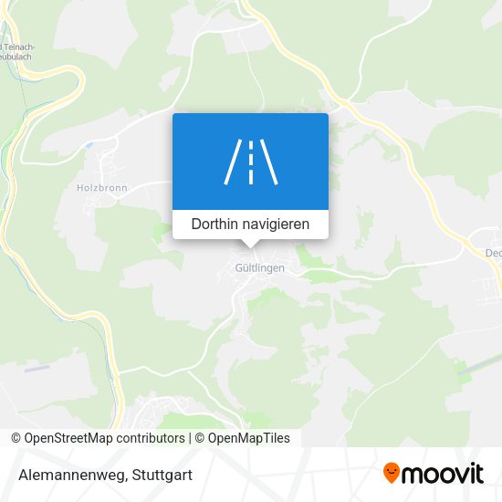 Alemannenweg Karte