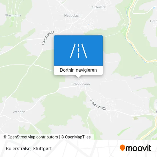 Bulerstraße Karte