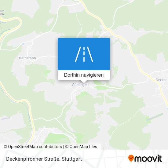 Deckenpfronner Straße Karte