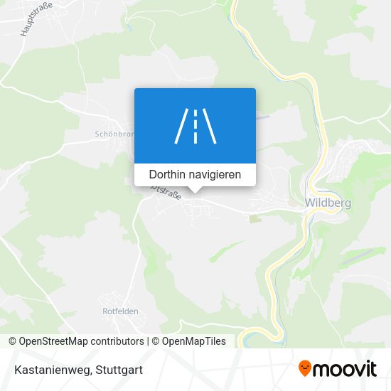 Kastanienweg Karte