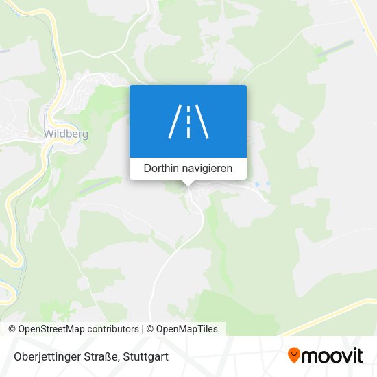 Oberjettinger Straße Karte