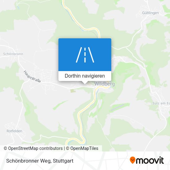 Schönbronner Weg Karte