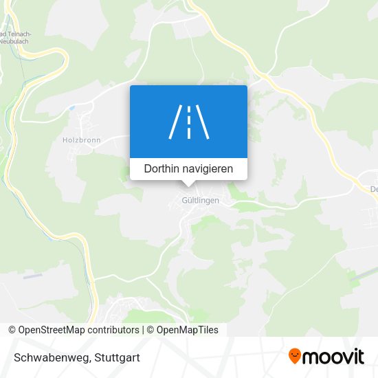 Schwabenweg Karte